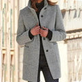R&B | Eleganter einreihiger Damen-Trenchcoat