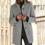 R&B | Eleganter einreihiger Damen-Trenchcoat