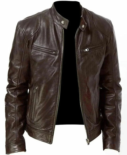 R&B | Elegante Slim Fit Herren Lederjacke