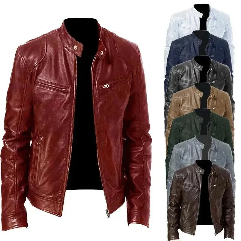 R&B | Elegante Slim Fit Herren Lederjacke