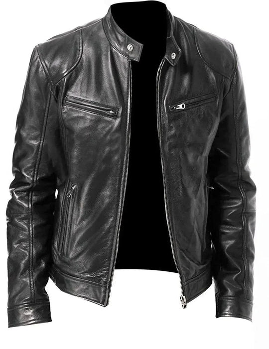 R&B | Elegante Slim Fit Herren Lederjacke