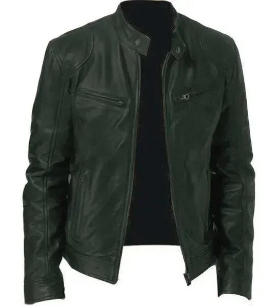 R&B | Elegante Slim Fit Herren Lederjacke