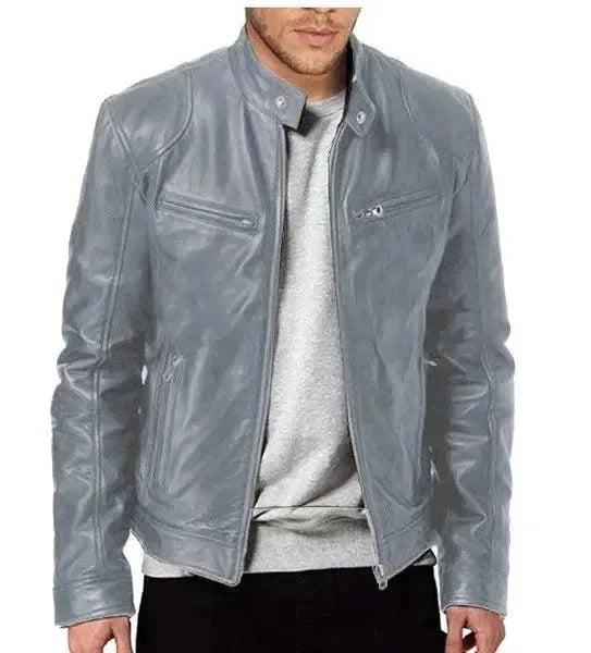 R&B | Elegante Slim Fit Herren Lederjacke