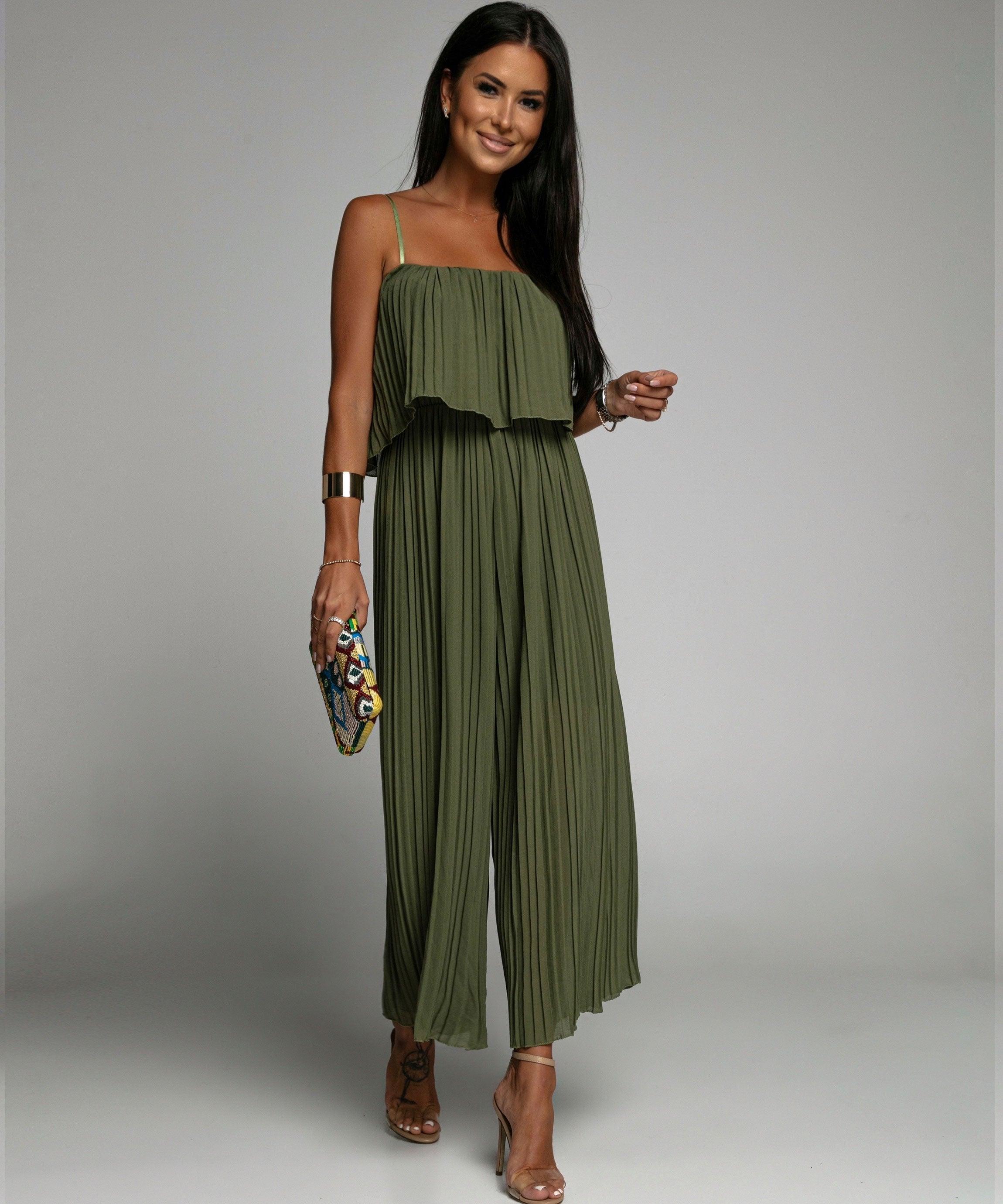 R&B | Eleganter Plissees Einteiler