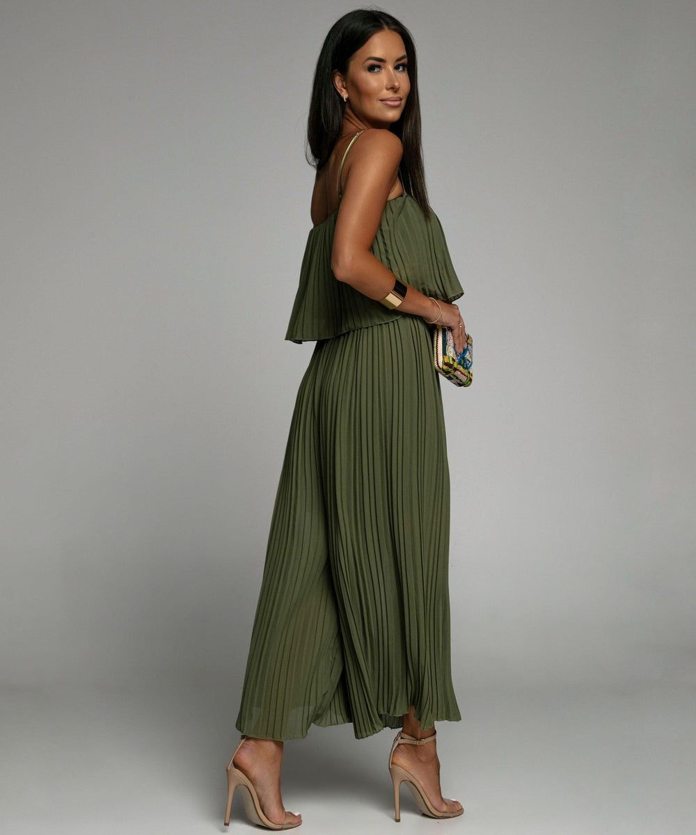 R&B | Eleganter Plissees Einteiler