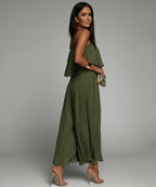R&B | Eleganter Plissees Einteiler