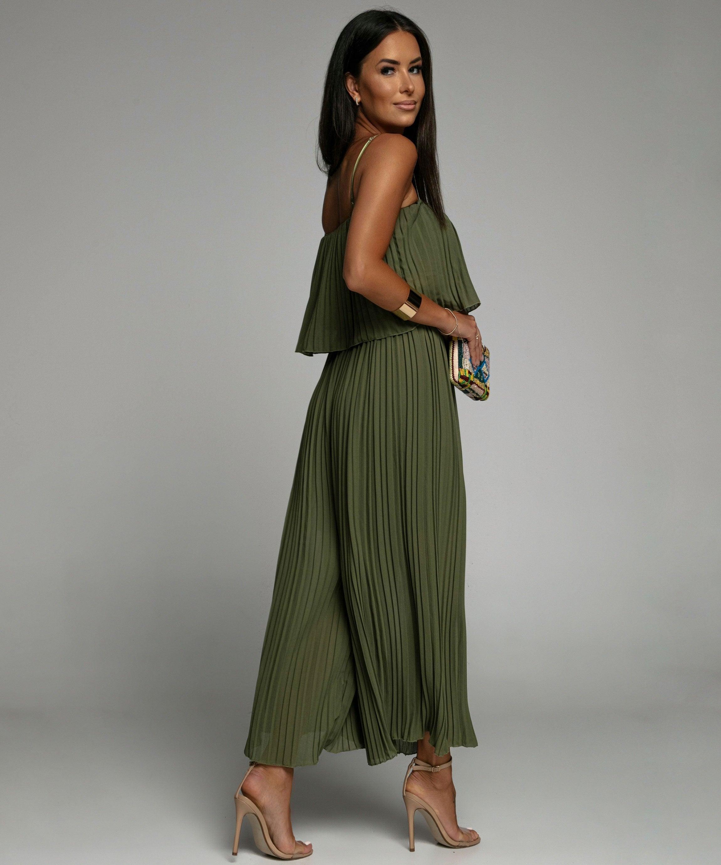 R&B | Eleganter Plissees Einteiler