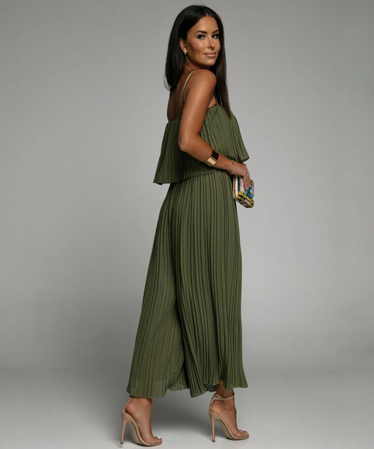 R&B | Eleganter Plissees Einteiler