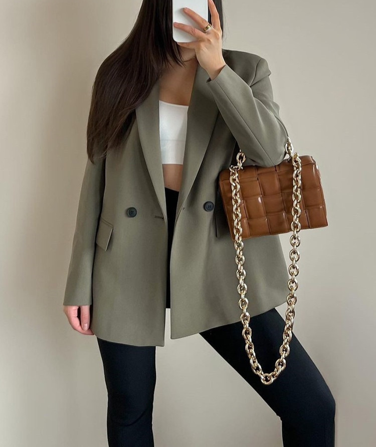 R&B | Trendiger Damenblazer mit Taschen