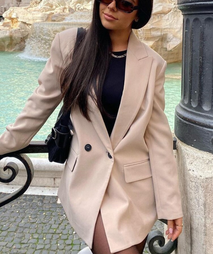R&B | Trendiger Damenblazer mit Taschen