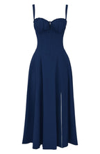 R&B | Sommerliches Midi Kleid mit Trägern & Schlitz Luftig, Elegant & Perfekt für Warme Tage