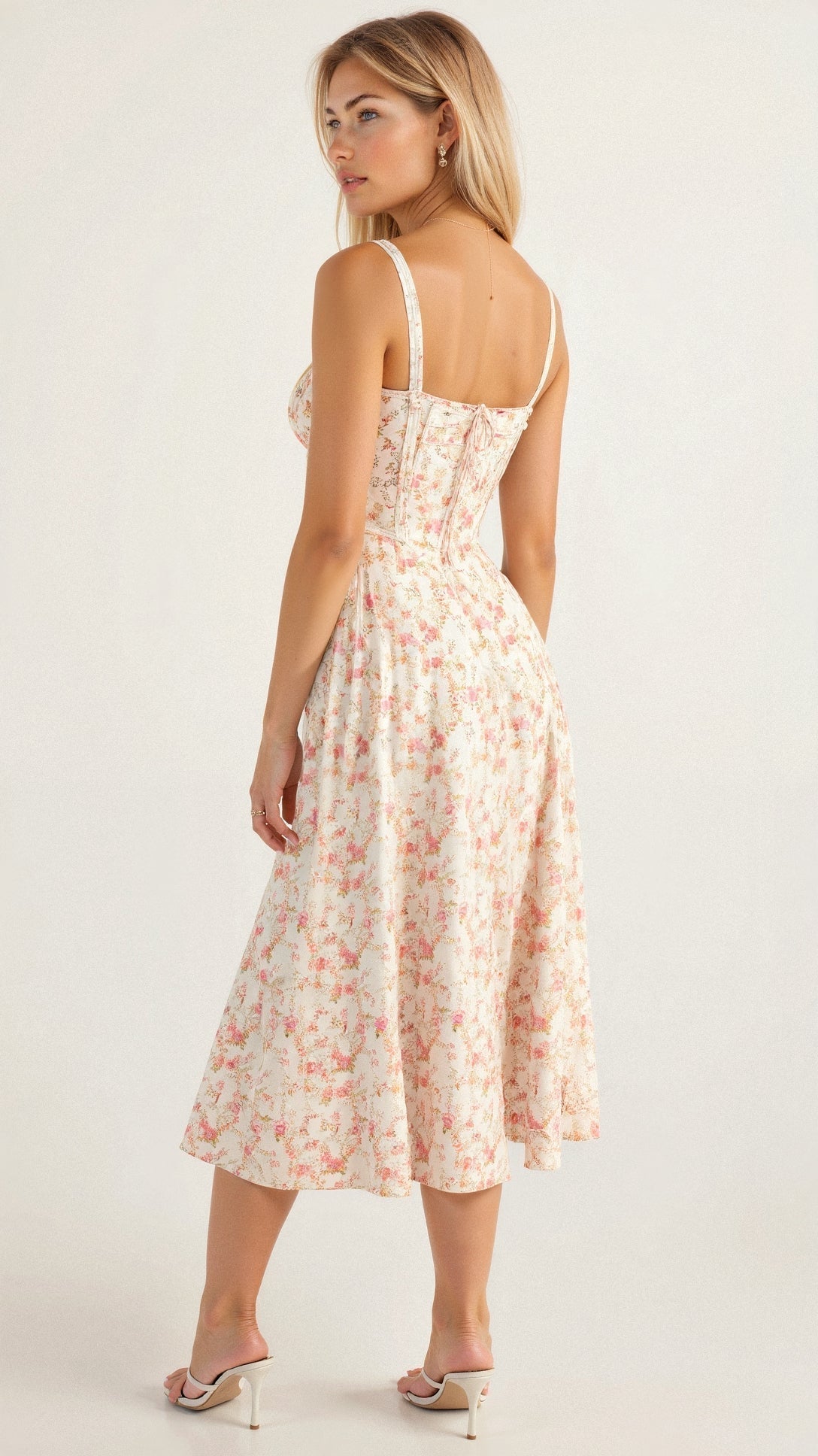 R&B | Sommerliches Midi Kleid mit Trägern & Schlitz Luftig, Elegant & Perfekt für Warme Tage