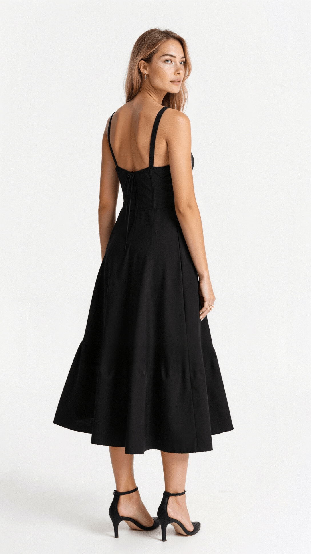R&B | Sommerliches Midi Kleid mit Trägern & Schlitz Luftig, Elegant & Perfekt für Warme Tage