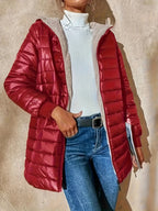 R&B | Fleece Gefütterte Jacke mit Reißverschluss