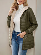 R&B | Fleece Gefütterte Jacke mit Reißverschluss