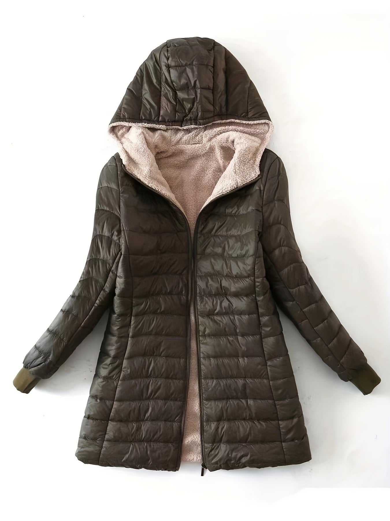 R&B | Fleece Gefütterte Jacke mit Reißverschluss
