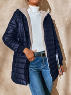 R&B | Fleece Gefütterte Jacke mit Reißverschluss