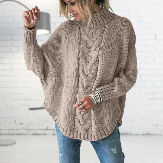 R&B | Langer Grober Strick Damenpullover