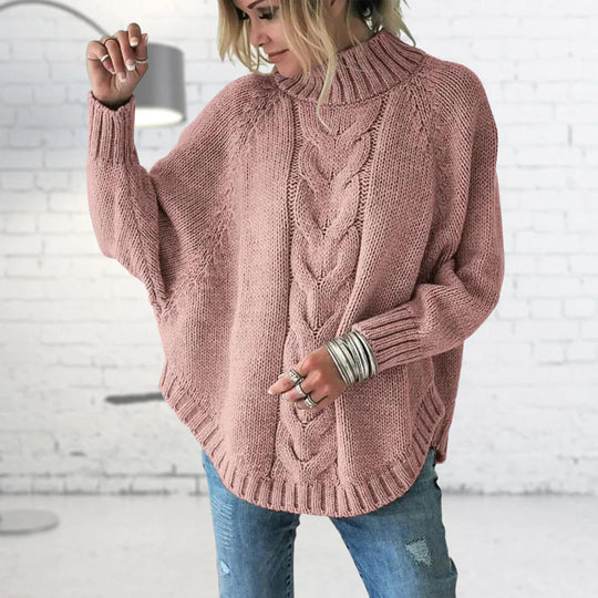 R&B | Langer Grober Strick Damenpullover
