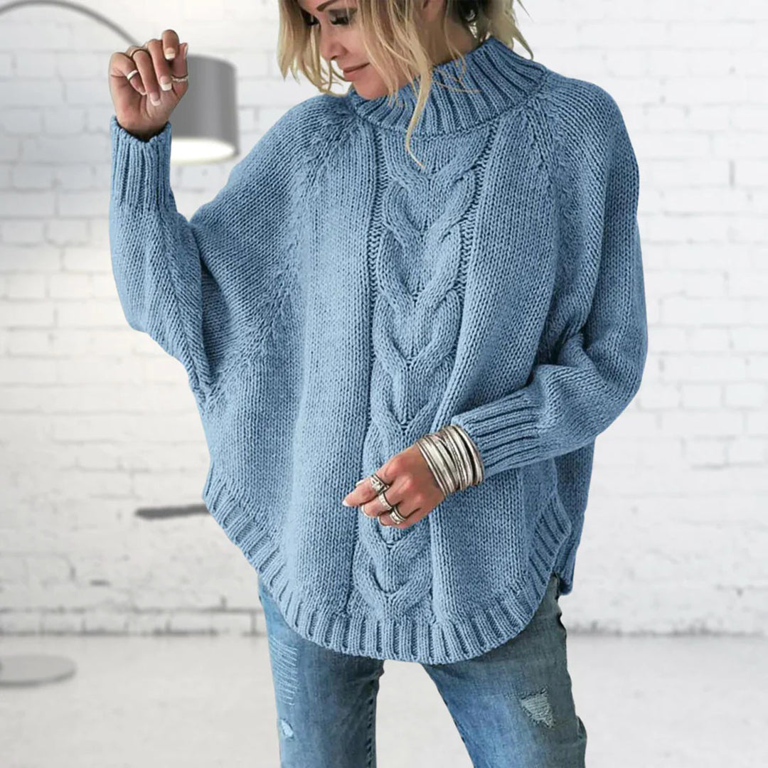 R&B | Langer Grober Strick Damenpullover