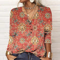 R&B | Bedruckte Bluse Im Ethno-Stil