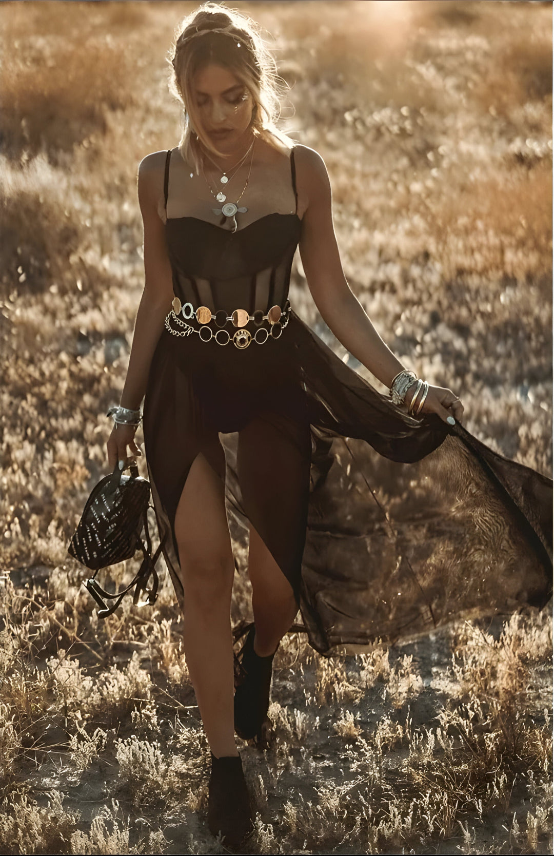 R&B | Retro Festival Kleid Mode