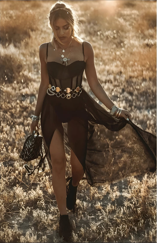 R&B | Retro Festival Kleid Mode