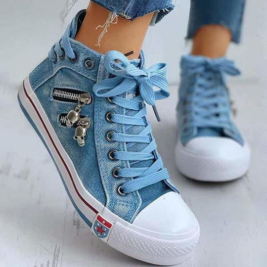 Lässige Denim-Schuhe R&B