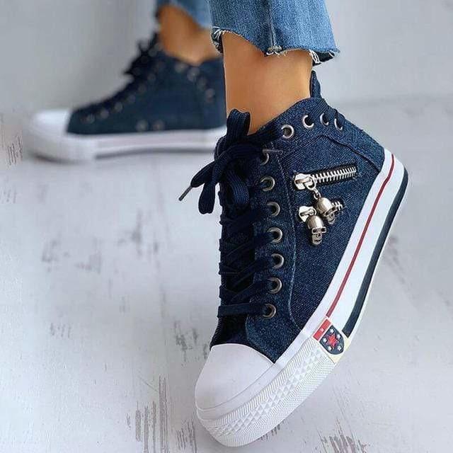 Lässige Denim-Schuhe R&B