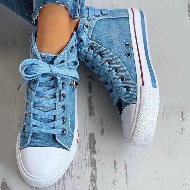 Lässige Denim-Schuhe R&B