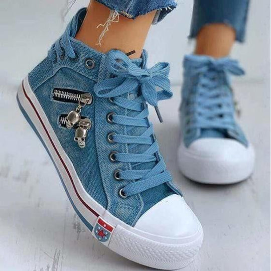 Lässige Denim-Schuhe R&B