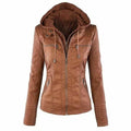 Gothic-Kapuzenjacke aus Kunstmaterial