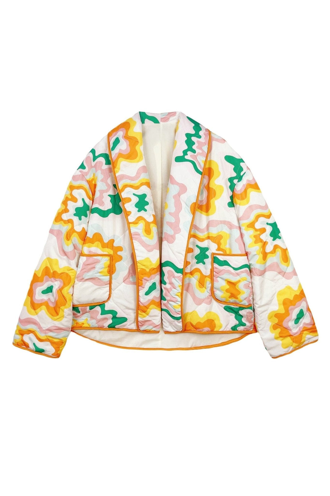 R&B | Bedruckte Steppjacke