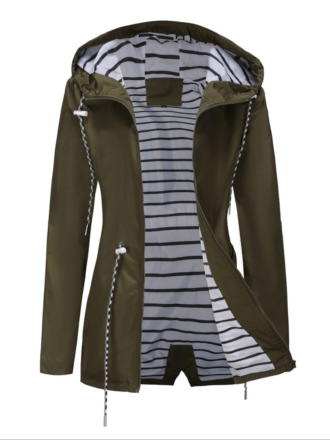 R&B | Wasserdichte Lange Jacke für Alle Jahreszeiten