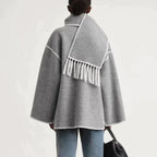 R&B | Damen Wickeljacke mit Drapiertem Vorderteil