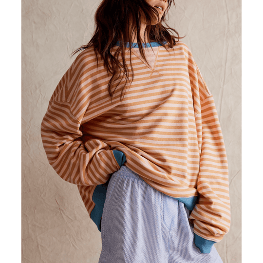 R&B | Relaxed Striped Women’S Sweatshirt