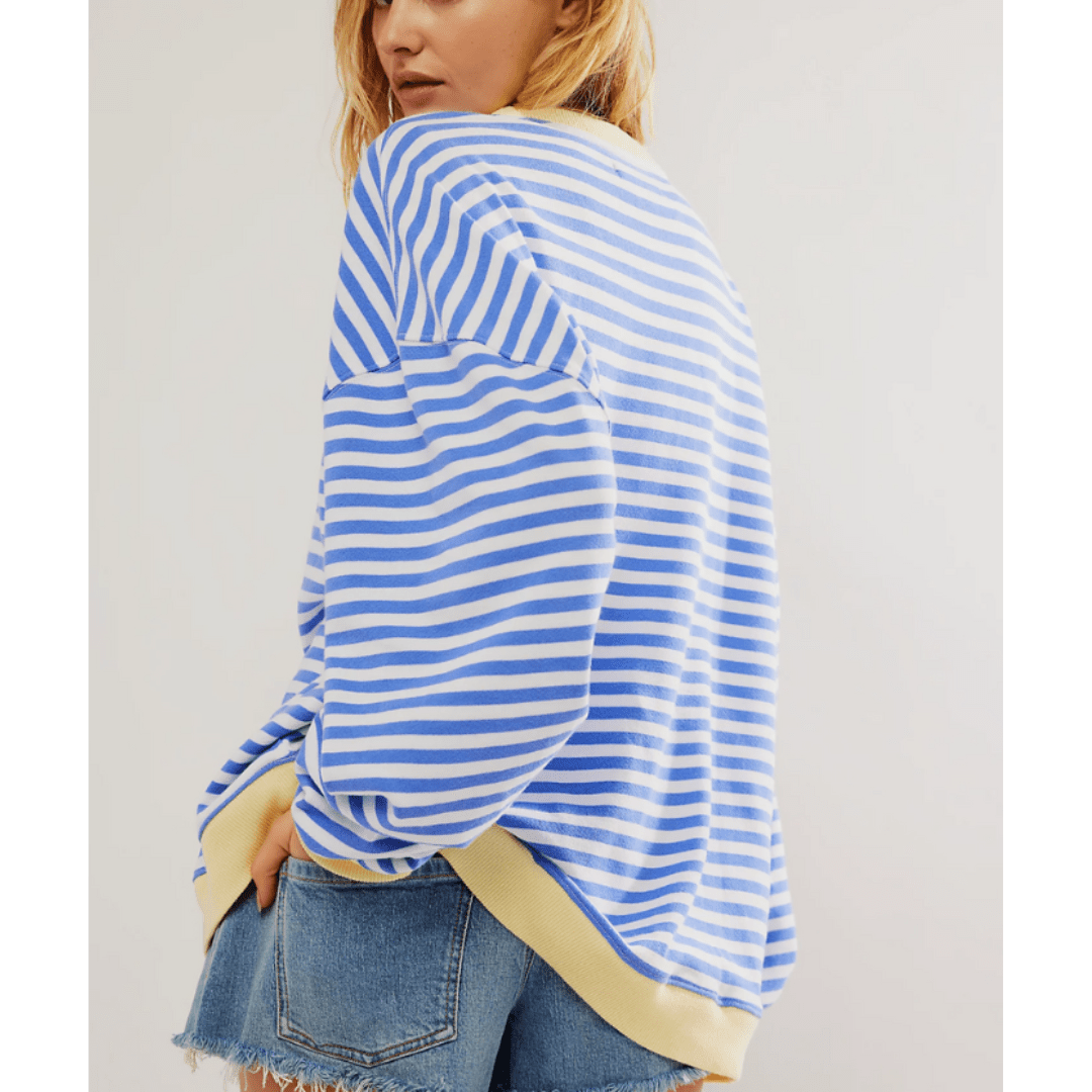 R&B | Relaxed Striped Women’S Sweatshirt