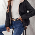 R&B | Gepolsterte Jacke mit Reißverschluss und Kapuze