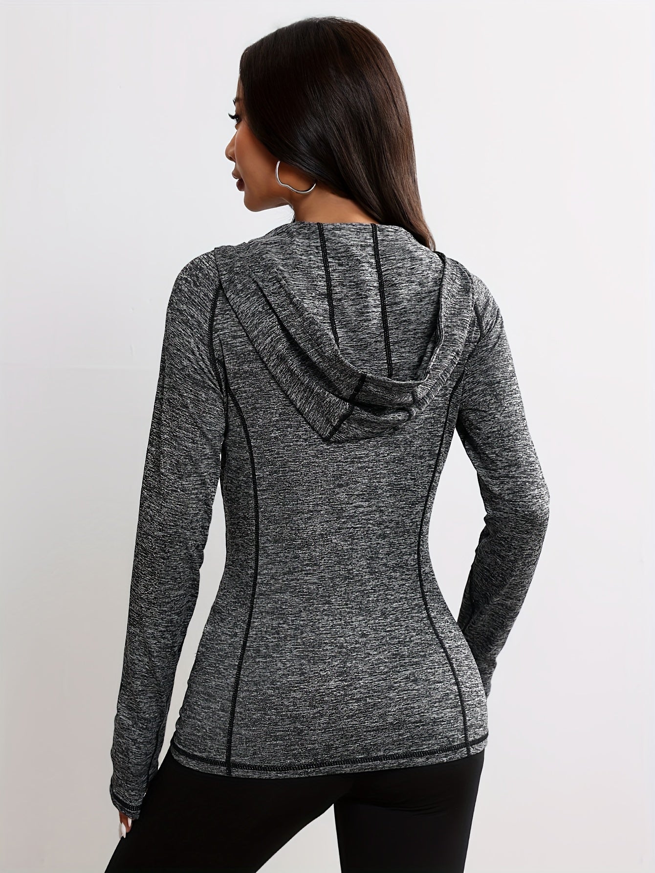 R&B | Sportjacke mit Kapuze und Streifendetail