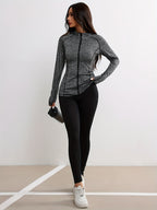 R&B | Sportjacke mit Kapuze und Streifendetail