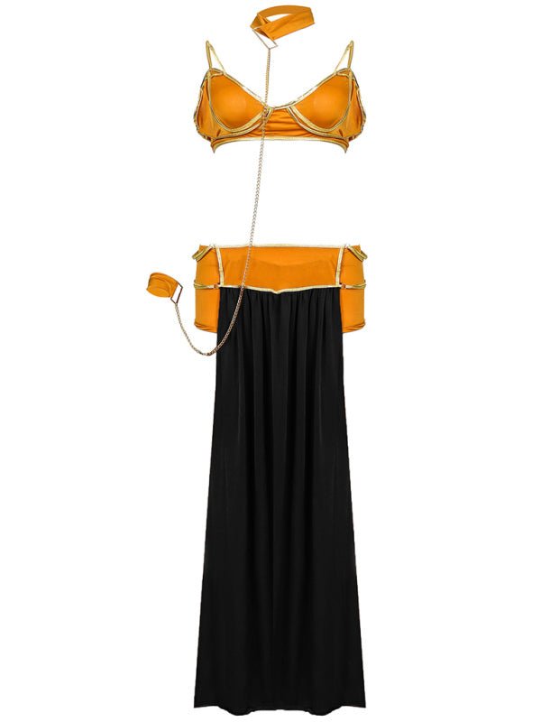 R&B| Europäische und amerikanische Damen Halloween Tanz Königin Kleid langen Rock Kostüm