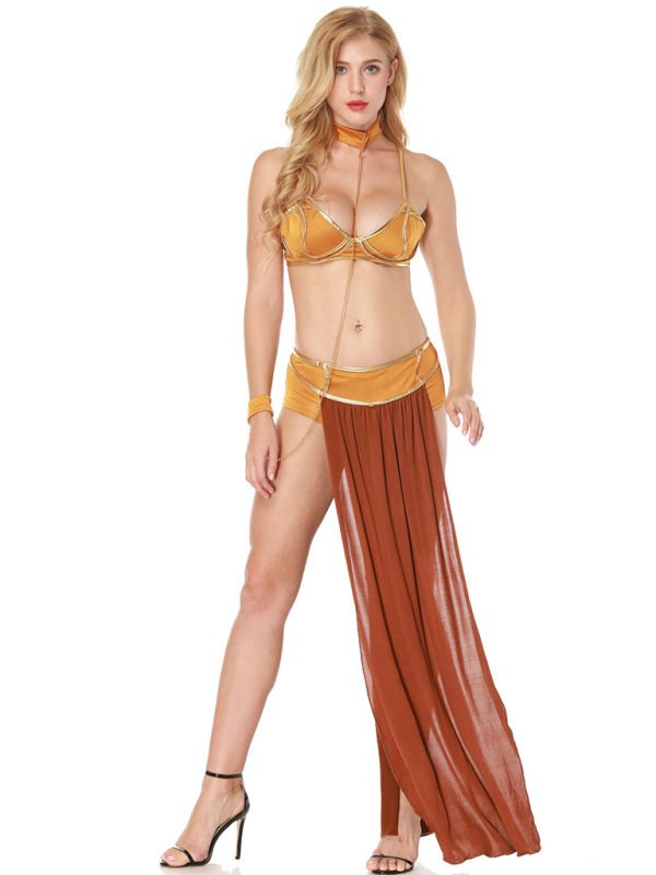 R&B| Europäische und amerikanische Damen Halloween Tanz Königin Kleid langen Rock Kostüm