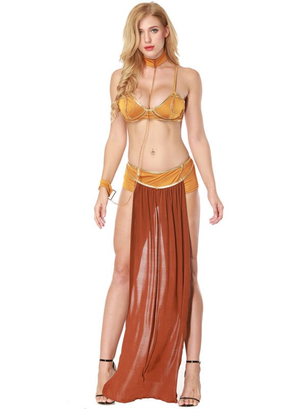 R&B| Europäische und amerikanische Damen Halloween Tanz Königin Kleid langen Rock Kostüm