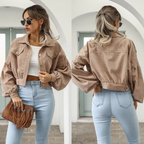 R&B | Cropped Bomberjacke - Lässig & Stilvoll
