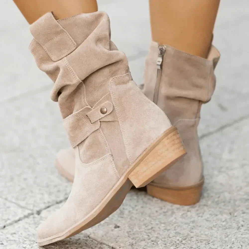 Wildlederstiefel Hochwertig & Bequem Für Herbst/Winter R&B