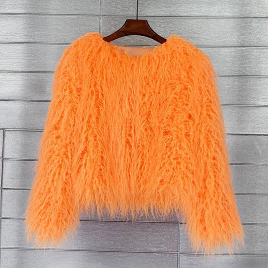 R&B | Eleganter Warmer Kunstpelzmantel Für Herbst Und Winter