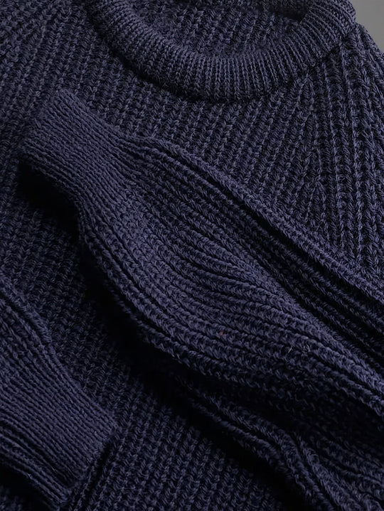 R&B | Dicke Strickjacke Im Robusten Design Wolle Wärme und Komfort