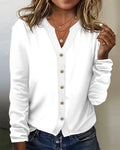 R&B | Elegante Bluse Mit Knöpfen Aus Baumwolle Für Den Alltag
