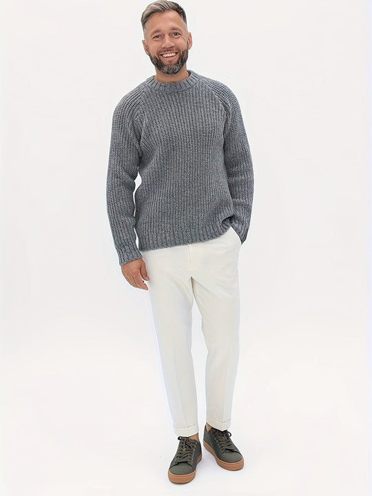 R&B | Strickpullover Im Klassischen Design Acryl Komfortabel und Warm