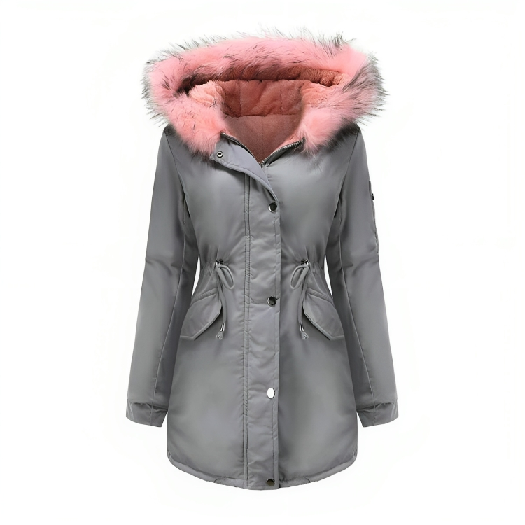 R&B | Winter Parka mit veganem Pelz für Damen umweltfreundliche Materialien